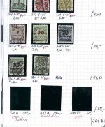 C) DR-Partie aus Mi 39 - 336 °/**/* in 7 Auswahlhefte