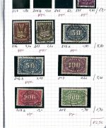 C) DR-Partie aus Mi 39 - 336 °/**/* in 7 Auswahlhefte