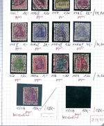 C) DR-Partie aus Mi 39 - 336 °/**/* in 7 Auswahlhefte