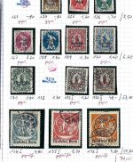 C) DR-Partie aus Mi 39 - 336 °/**/* in 7 Auswahlhefte