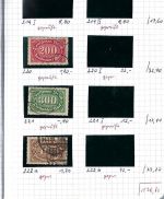 C) DR-Partie aus Mi 39 - 336 °/**/* in 7 Auswahlhefte