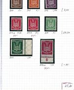 C) DR-Partie aus Mi 39 - 336 °/**/* in 7 Auswahlhefte