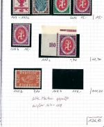 C) DR-Partie aus Mi 39 - 336 °/**/* in 7 Auswahlhefte
