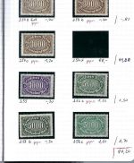 C) DR-Partie aus Mi 39 - 336 °/**/* in 7 Auswahlhefte