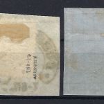 Hufeisenstempel Düsseldorf auf DR Mi 3+19, gp. Sommer BPP