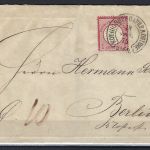 Hufeisenstempel Königsberg Spalink 20-2, auf DR Mi 19 als EF, 250€
