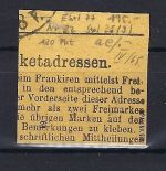 Hufeisenstempel Mühlhausen Elsass BHF, auf DR Mi 22 EF, Spalink BPP