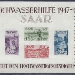 Saarland Block 1 ** in guter Qualität, Hochwasserhilfe, ME 1.100€