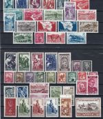 Saarland Jahrgänge 1948-1956 ** komplett (ohne Bl. 1-2), ME 1.305€
