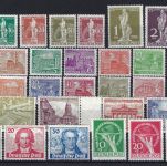 Berlin Jahrgang 1948+49 **/*, 1-20 gep, 21-34 gep, Block 1 I * gep.