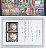 Bund 1949-1954 ** Mi 111-203 komplett inkl. Posthorn, ME 4.267€