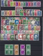 Bund 1949-1954 ° Mi 111-203 (ohne 139) sonst komplett mit 114 II, ME 1.628€