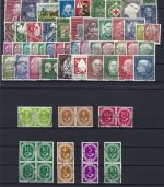 Bund 1949-1954 ° Mi 111-203 (ohne 139) sonst komplett mit 114 II, ME 1.628€