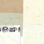 Bund 1951, Lot Belege / Karten Posthorn, dabei 70 - 90 pfg. EF