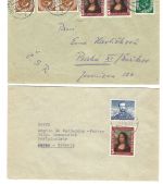 Bund Belege 1951-1953, Lot Belege / Briefstück