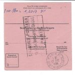 Bund 1954, Lot Heuss I Paketkarten EF / MiF, 7 Stück