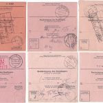 Bund 1954, Lot Heuss I Paketkarten nur EF, 7 Stück