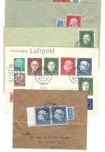 Bund 1954, Lot Belege Wohlfahrt