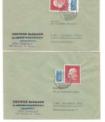 Bund 1954, Lot Belege Wohlfahrt