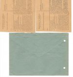 Bund 1954-1961, Lot Belege / Paketkarten , meist Heuss I