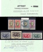 Liechtenstein Mi 82-89 °, 86-89 mit FA Rupp, ME 1.000€