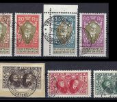 Liechtenstein Mi 82-89 °, 86-89 mit FA Rupp, ME 1.000€