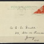 P) D. Bes. Kanalinseln, Guernsey Mi I-II je auf Brief, ME 150€