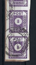 P) Ost Sachsen Mi 44 c° senk. 3er-Str., gep. Dr. Jasch BPP, ME 240€