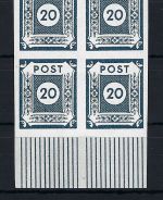 Ost Sachsen Mi 48 Ac** 4er-Bl. einwandfrei, gep. Dr. Jasch BPP, ME 160€