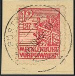 Meckl. Vorpommern Mi 36 yd ° Luxus Briefstück, gp. Kramp BPP, ME 900€