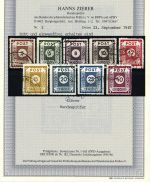 Ost Sachsen Mi 42-50 H ° einwandfrei, FA Zierer BPP, ME 2.700€