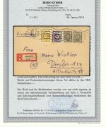 Ost Sachsen Mi 45 N, 47 a N, 52 Brief, FFA Ströh BPP, ME ca. 7.700€