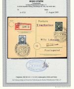 Ost Sachsen Mi 48 b G Postkarte portogerecht, FA Ströh BPP, ME 1.200€