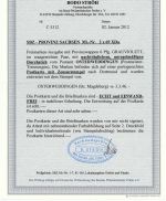Prov. Sachsen Mi 69 XD a Paar, MeF portogerecht, FA Ströh BPP