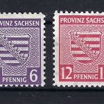 Prov. Sachsen Mi 69 + 71 XB ** gepr. Sturm BPP, ME 160€