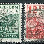Prov. Sachsen Mi 90-91 Y/Z ° Dr. Modry/Dr. Jasch/Ströh BPP, ME 600€