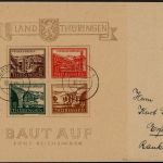 Thüringen Block 4 ay FDC, mit Attest Zierer BPP, ME 2.500€