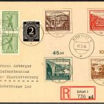 Thüringen HZ 1 FDC mit Attest Zierer BPP, sehr selten !