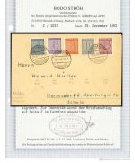 West Sachsen Mi 118 FY und weitere auf Brief, FA Ströh BOO, ME 2.500€