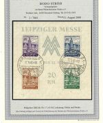 West Sachsen Block 5 XZ ° mit FA Ströh BPP, ME 600€