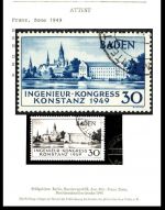 Baden Mi 46 II ° Konstanz, mit Attest Schlegel BPP, ME 1.900