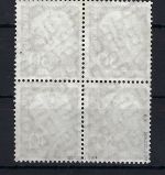 Bund 1954, Mi 259xv ° 4er-Bl. einwandfrei, gp. Schlegel BPP, ME 300€