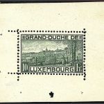 Luxemburg 1923, Block 1 **, Geburt der Prinzessin Elisabeth, ME 1.800€