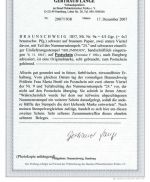 P) Braunschweig Mi 9a (2/4) auf Postschein, Aufgabe L1 Holzminden