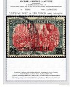 P) DAP Türkei Mi 23 I / II °, einwandfrei, FA Jäschke-L BPP, ME 550€