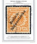 P) DSWA Mi 9 a PF II ° einwandfrei, mit FA Jäschke-L. BPP, ME 900€