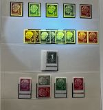 Bund Heuss I/II, Partie **/° aus Spezialsammlung, ME ca. 600€