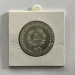 DDR 10 Mark 1990 Stempelglanz, Fichte
