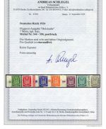 C) DR Mi 344-350 ** mit FFA Schlegel BPP (2025), ME 1.500€