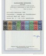 C) Bizone Mi I/I - IX/I + I/II - IX/II ** mit FA Schlegel BPP, ME 1.800€